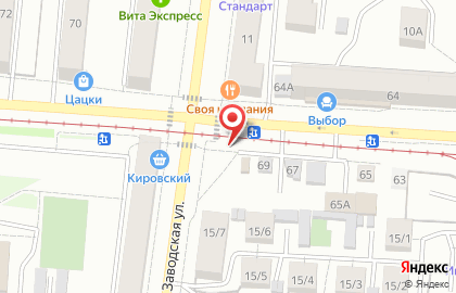Киоск по продаже молочных продуктов Здорово в Верх-Исетском районе на карте