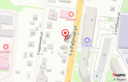 Автостоянка в Томске на карте