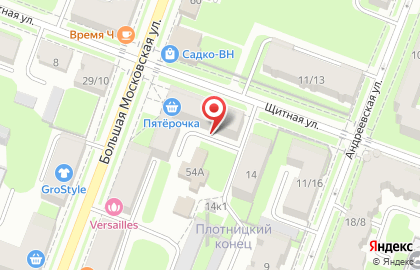 Элегия на Большой Московской улице на карте