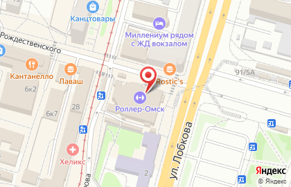 Магазин-ателье Меридиан в Ленинском районе на карте