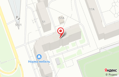 Строительная компания ДИВА строй на проспекте Труда на карте