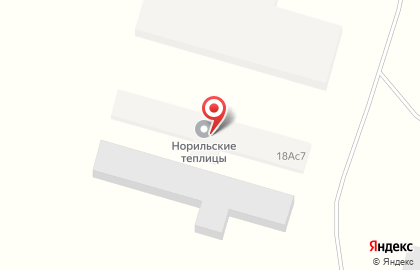 Норильские Теплицы на карте