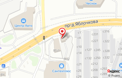 Торговая компания Веллтекс в проезде Яблочкова на карте
