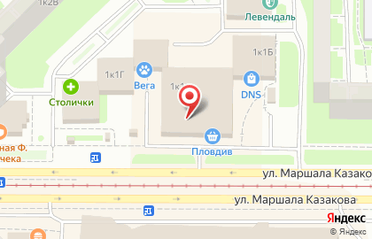 Ветеринарный центр офтальмологии Окулюс на улице Маршала Казакова на карте