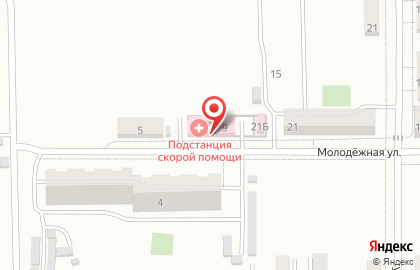Станция скорой медицинской помощи г. Хабаровска в Хабаровске на карте