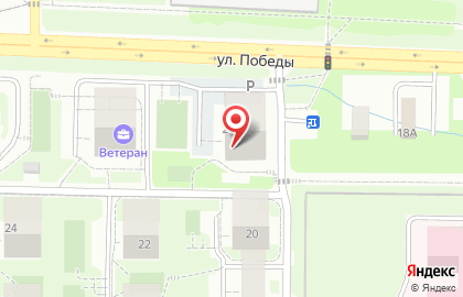 Сеть водоматов Аквамаркет на улице Победы на карте