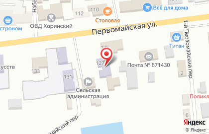 Отдел социальной защиты населения по Еравнинскому району на карте