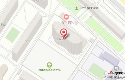 Школа танцев Афродита на метро Щукинская на карте