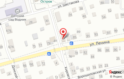 Парикмахерская Апрель в Краснослободске на карте