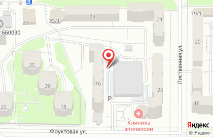 Эгоистка на Фруктовой улице на карте
