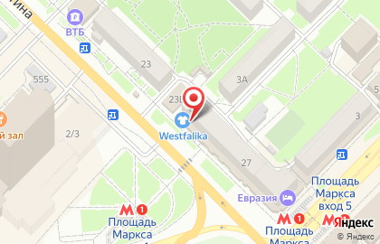 Микрокредитная компания Арифметика на площади Карла Маркса на карте