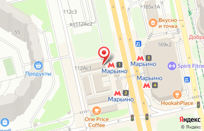 Кондитерский магазин в Москве на карте