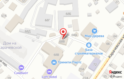 Аэлита-Орел на Карачевской улице на карте