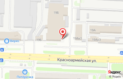 Магазин Аккумулятор Центр на Красноармейской улице в Дзержинске на карте