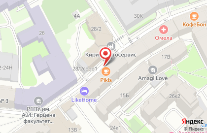 Кафе Рыжий кот на карте