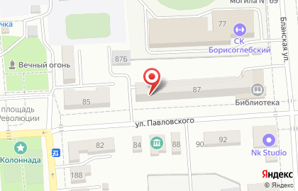 Борисоглебская централизованная библиотечная система на карте