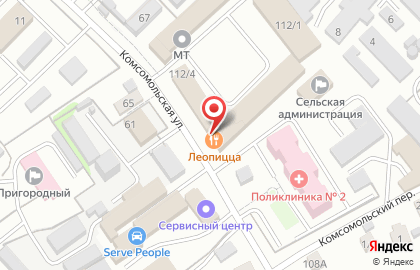 Центр космических услуг Брянской области на карте