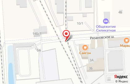 Киоск по продаже кондитерских изделий, г. Подольск на Рязановском шоссе на карте