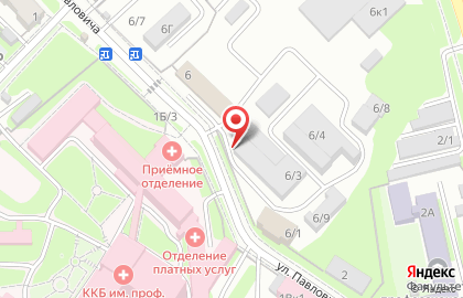 Продовольственный магазин в Центральном районе на карте