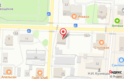 Офис продаж Ингосстрах на улице М.Горького на карте
