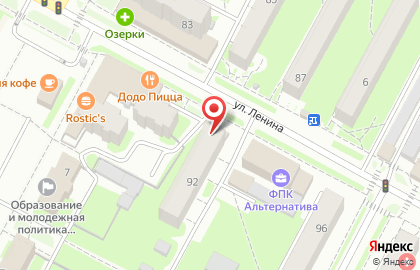 Компьютерная лавка на улице Ленина на карте