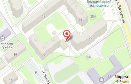 Управление административными зданиями администрации города Владимира на карте