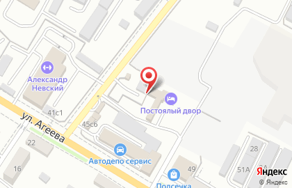 Гостиничный комплекс Постоялый Двор во Владивостоке на карте