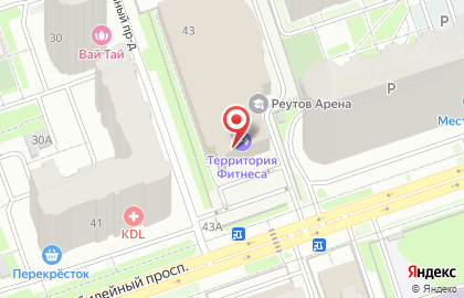 Бассейн Реутов Арена на карте
