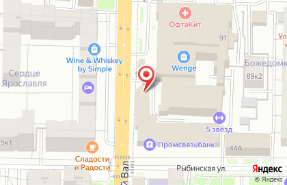 Жилой комплекс Сердце Ярославля на карте