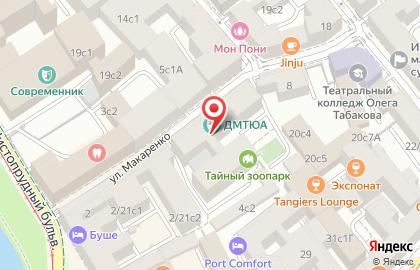 Перспектива на улице Макаренко на карте