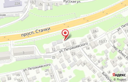 Транспортная компания ГрузовичкоФ на улице Петрашевского на карте