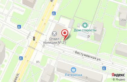 Территориальный Пункт # 21 Уфмс по спб и Ленобласти на карте