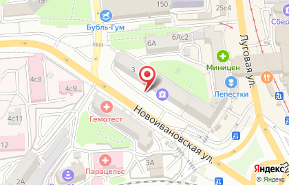 Оператор сотовой связи Tele2 на Новоивановской улице на карте