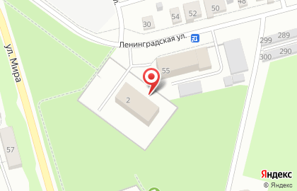 Изба на улице Мира на карте
