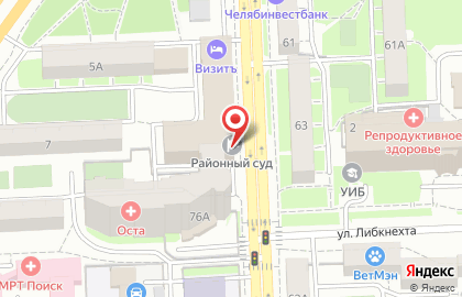 Советский районный суд в Советском районе на карте