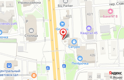 Киоск фастфудной продукции в Коминтерновском районе на карте