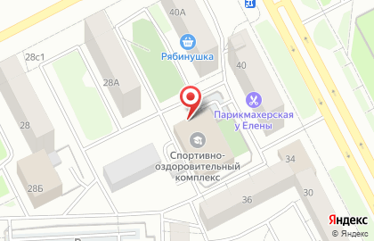 Спортивная школа Олимпийского резерва г. Нижневартовска на карте