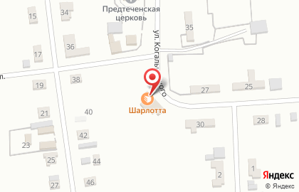 Служба доставки выпечки Шарлоtta на карте