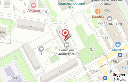 Поплавок на улице микрорайона на карте