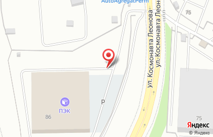 Центр авторазбора на улице Космонавта Леонова на карте
