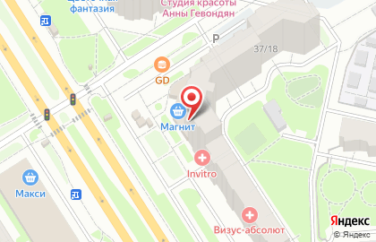 Солнышко на проспекте Фрунзе на карте