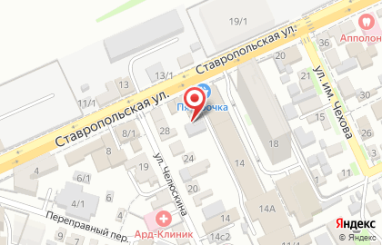 Торгово-производственная фирма Гелона на Ставропольской улице на карте