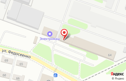 Стоматологический кабинет Стомадент на улице Федосеенко на карте