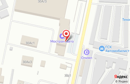 Столовая в Москве на карте