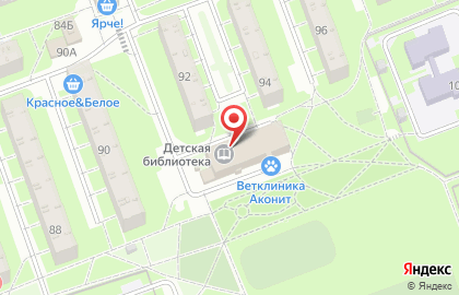 Детская библиотека в Москве на карте