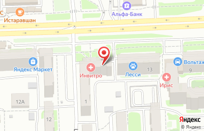 Магазин разливного пива Хорошая Компания в Курчатовском районе на карте