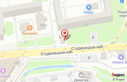 Продовольственный магазин в Тамбове на карте
