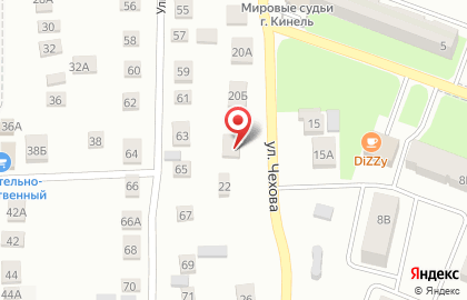 Автошкола Успех в Кинеле, на улице Чехова на карте