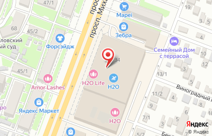 Ригла на проспекте Михаила Нагибина на карте