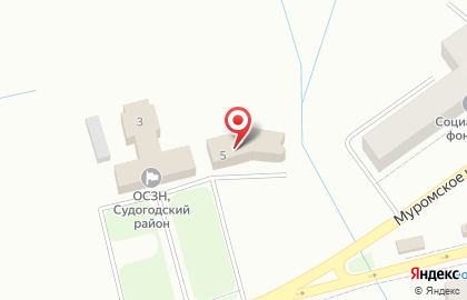 Мировые судьи г. Судогды и Судогодского района Владимирской области на карте